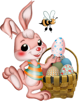 a cute easter bunny